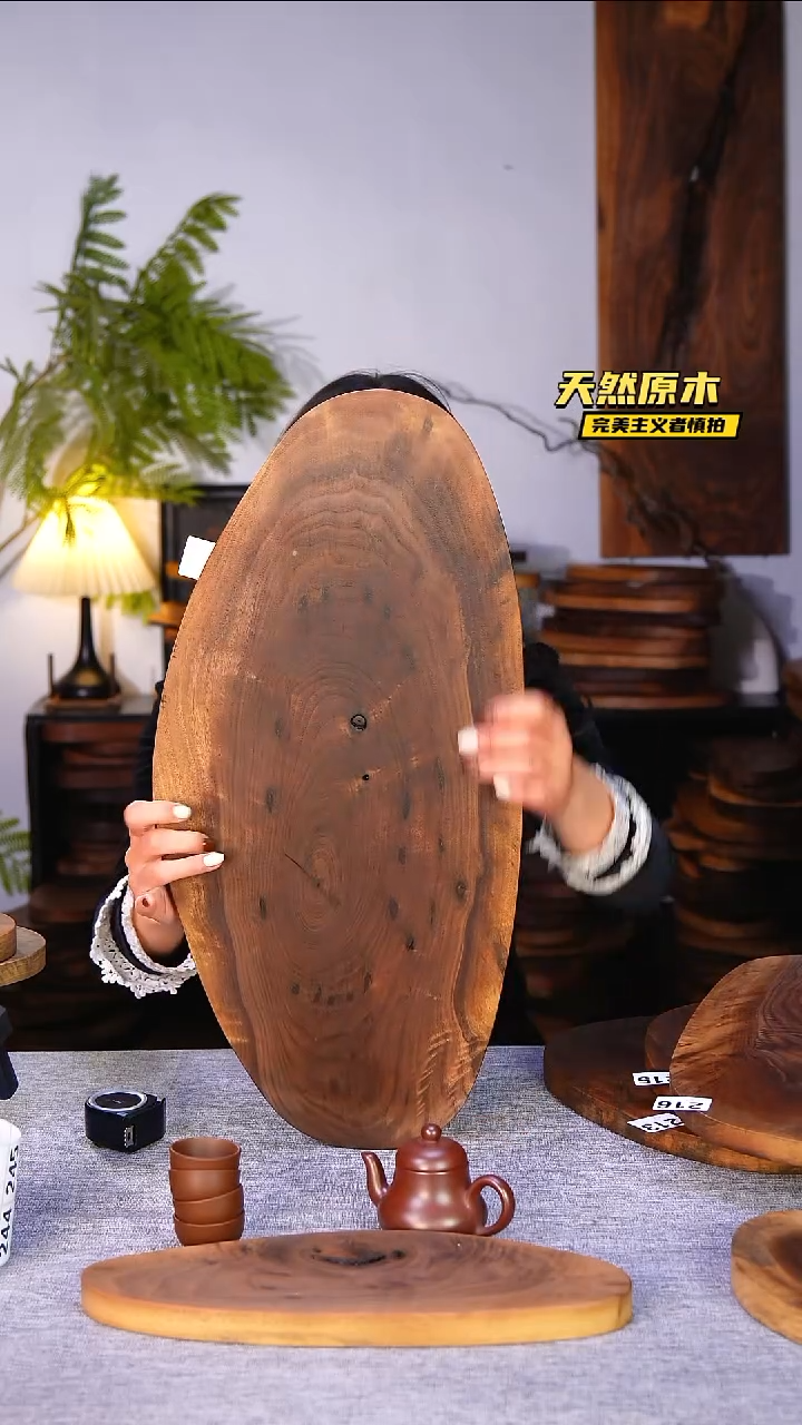 木北美黑胡桃原木.干裂疤结不属于商品质量问题完美主义者慎拍