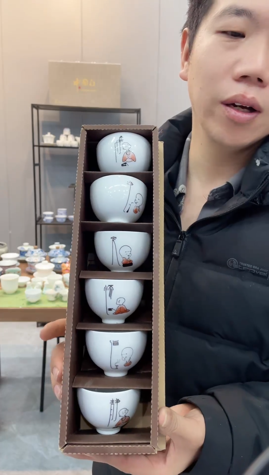 【闪购商品】【XCX席欢李商城】小和尚杯6个装