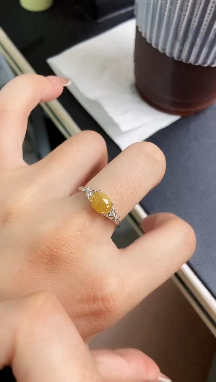 银S925镶嵌戒指翡翠21