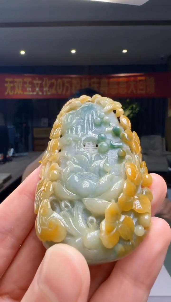翡翠未镶嵌颈饰DY@@960Q3J15187