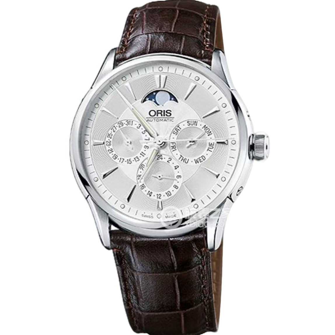 99新 Oris/豪利时 Artelier系列手表/三历显示/40mm/