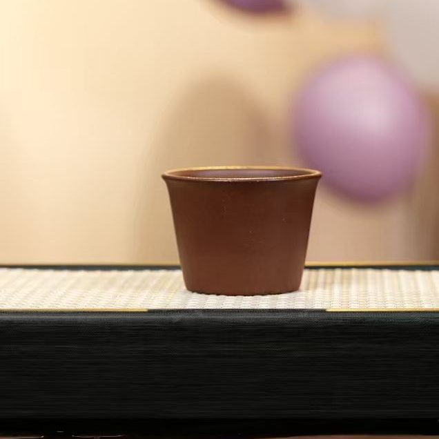 赵掌柜紫砂  紫泥浮力杯                                      