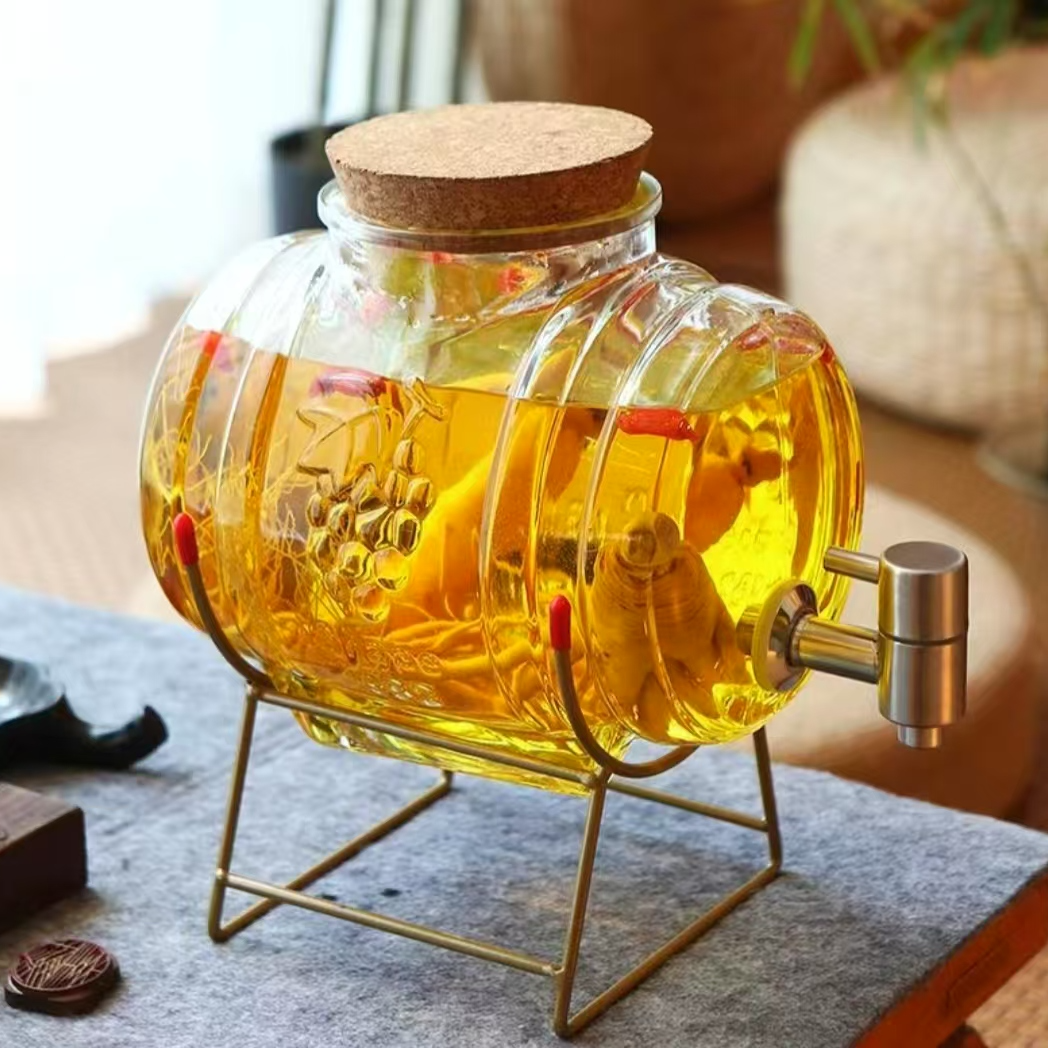 泡酒玻璃瓶家用密封酒罐