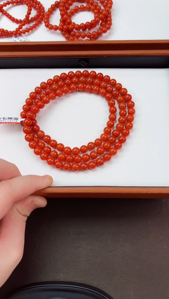 【闪购商品】南红玛瑙长串未镶嵌保山阿东寨高品长串 卡7+