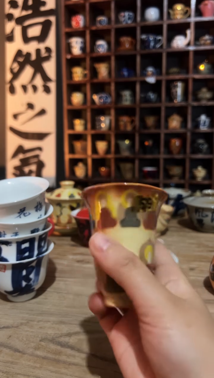 【闪购商品】观云听雨原创手绘茶具