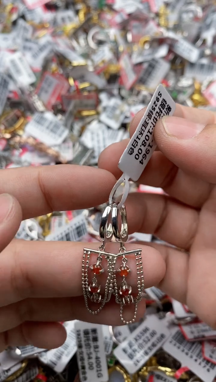 【闪购商品】翡翠戒指银S925镶嵌77777---3