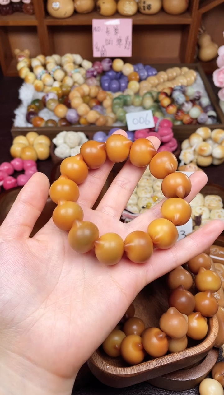 手串菩提根/象牙果乖*Q干磨暖阳猫猫头单圈