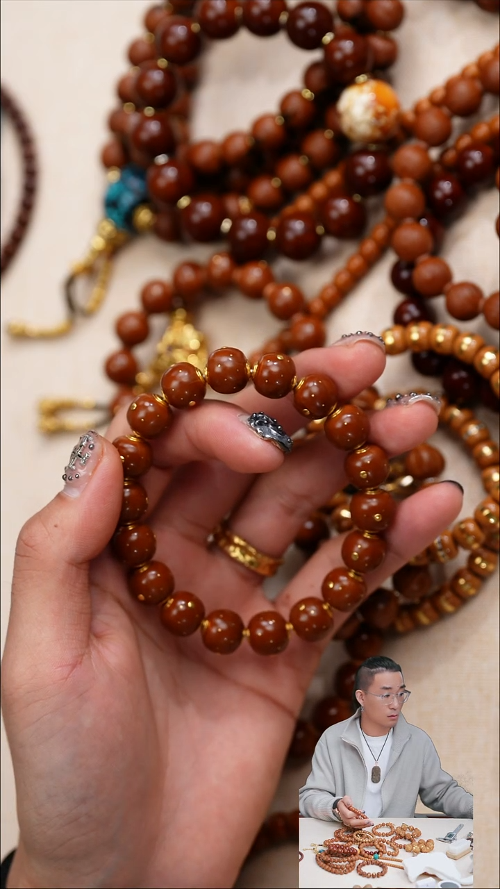 手串/手链橄榄核傅***粉12.5＋铁核老邢