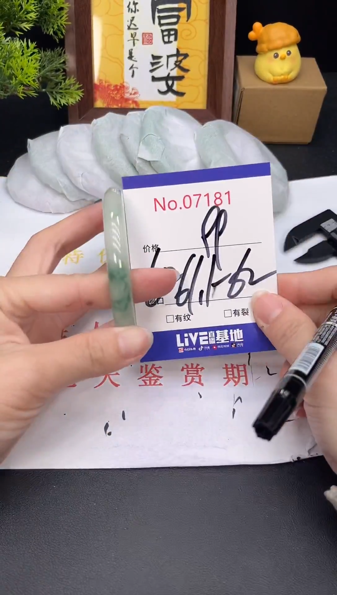 未镶嵌手镯翡翠7181