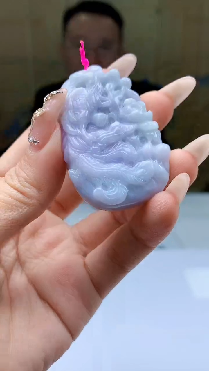 【闪购商品】定制翡翠未镶嵌5155ty-毛货挂件64