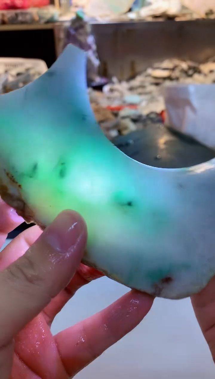 【闪购商品】翡翠颈饰未镶嵌0东0翡翠珠宝443