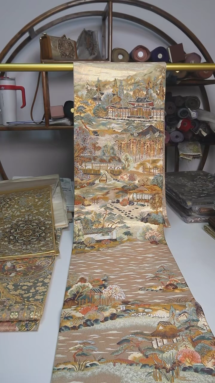 【闪购商品】织绣51西阵织全通风景