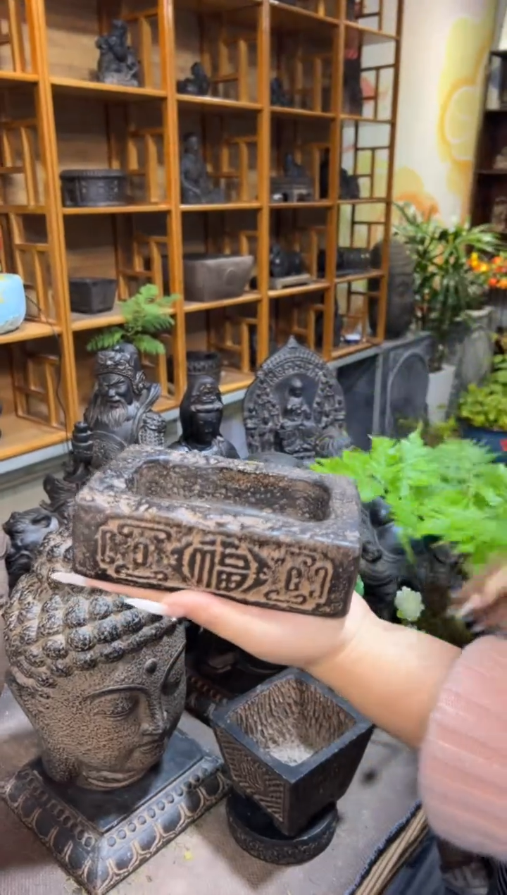 陶土【火山泥】福字汉砖