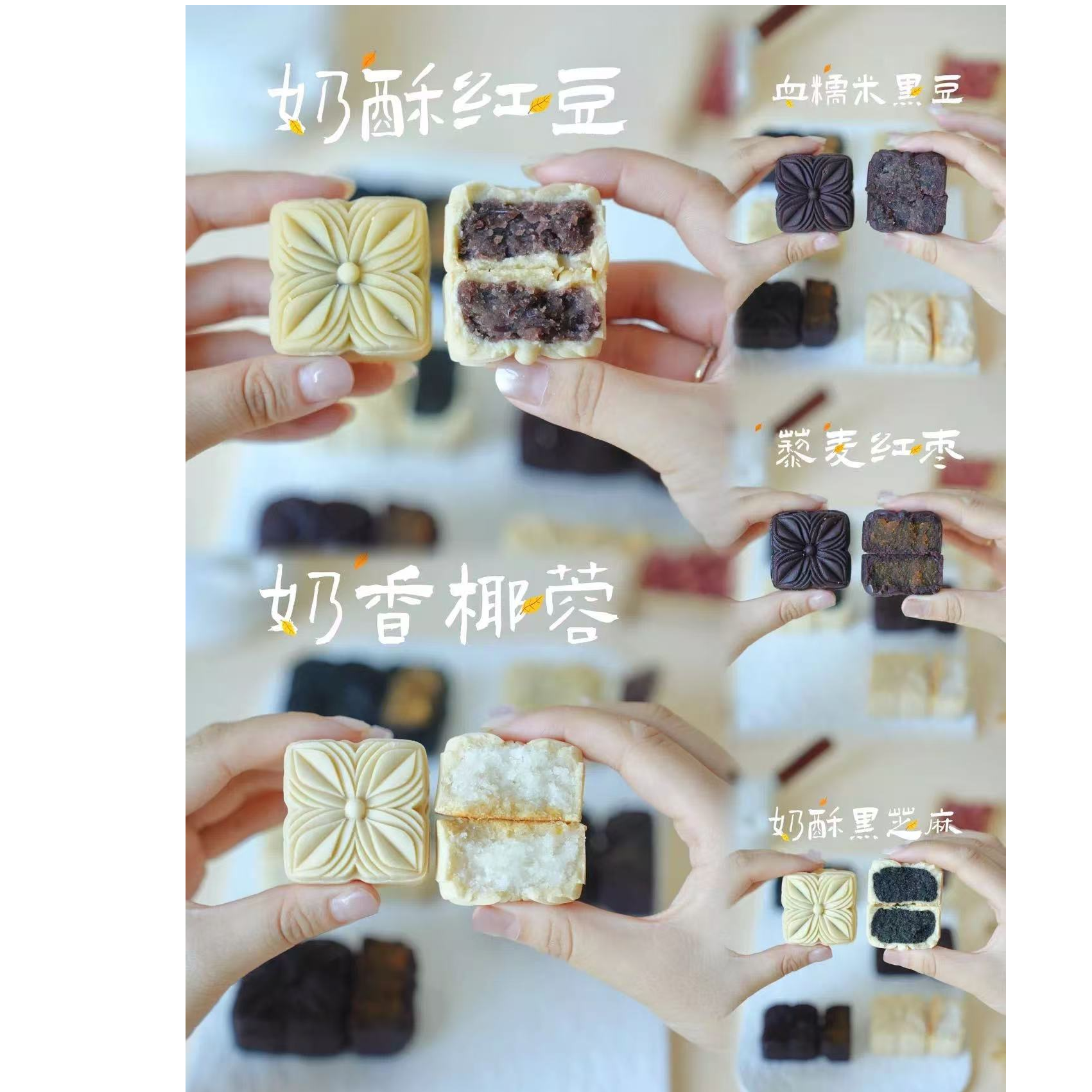 壹月鲜月饼试吃装5个口味
