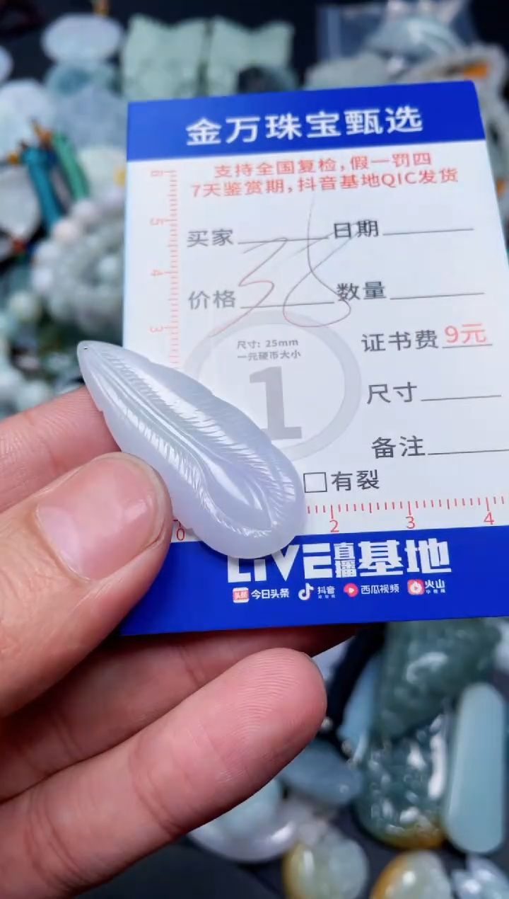 【闪购商品】翡翠颈饰未镶嵌天然翡翠a货