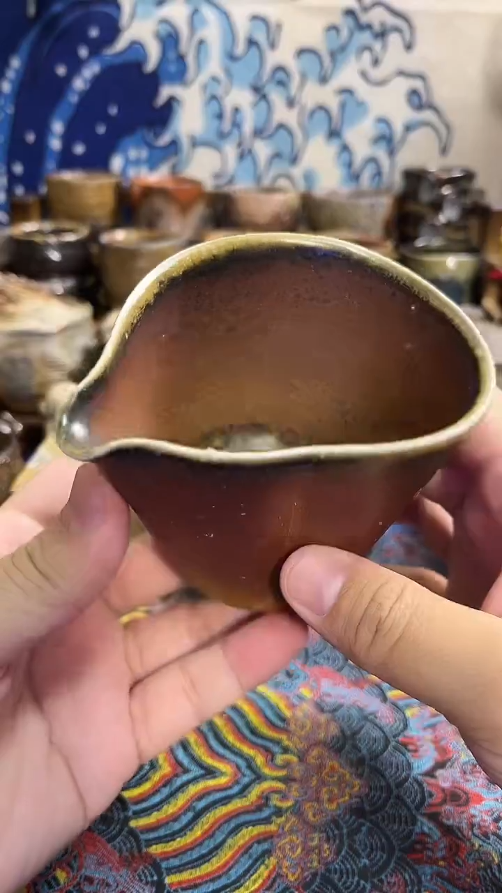 公道杯日式备前烧茶具茶周边