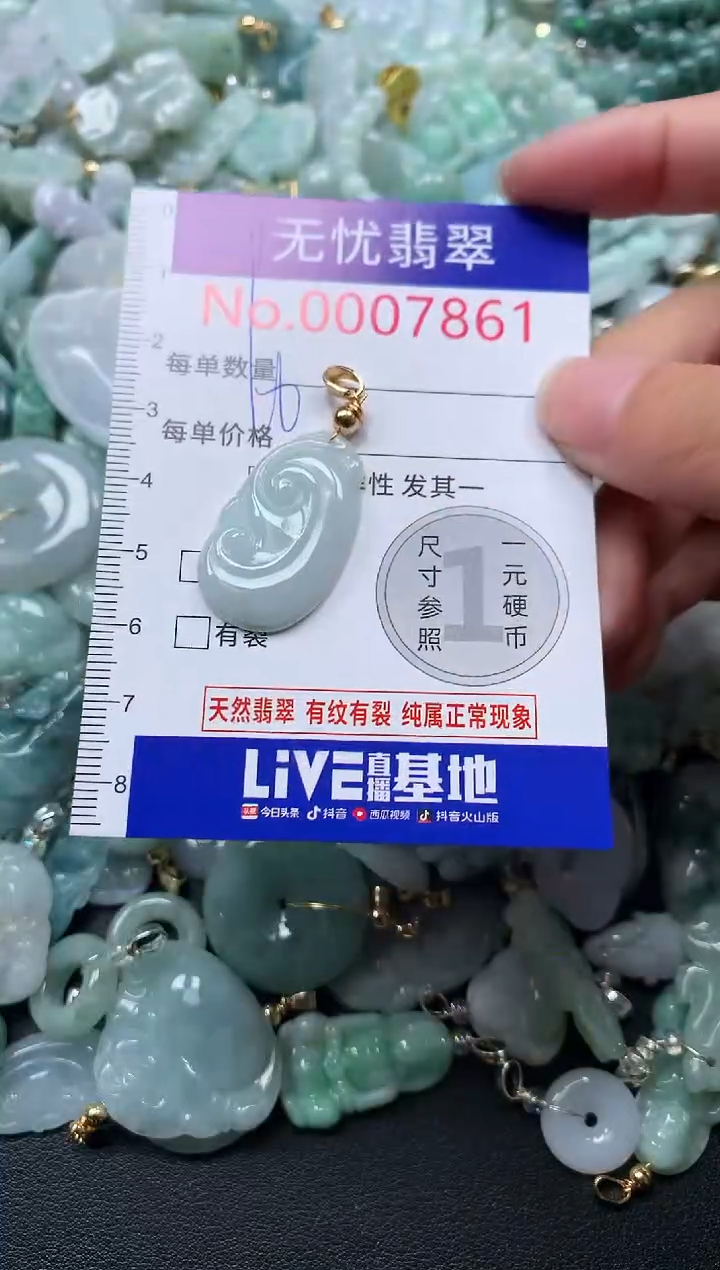 颈饰未镶嵌翡翠7861