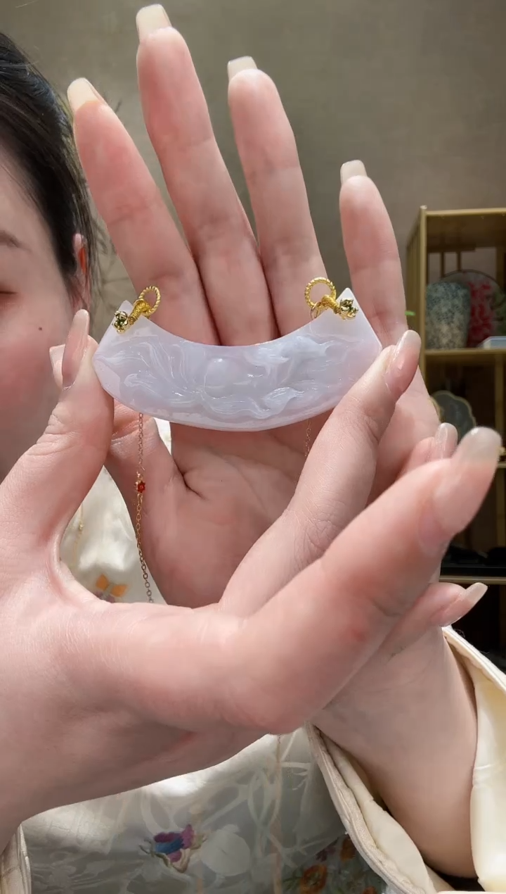 【闪购商品】翡翠耳饰未镶嵌吊坠