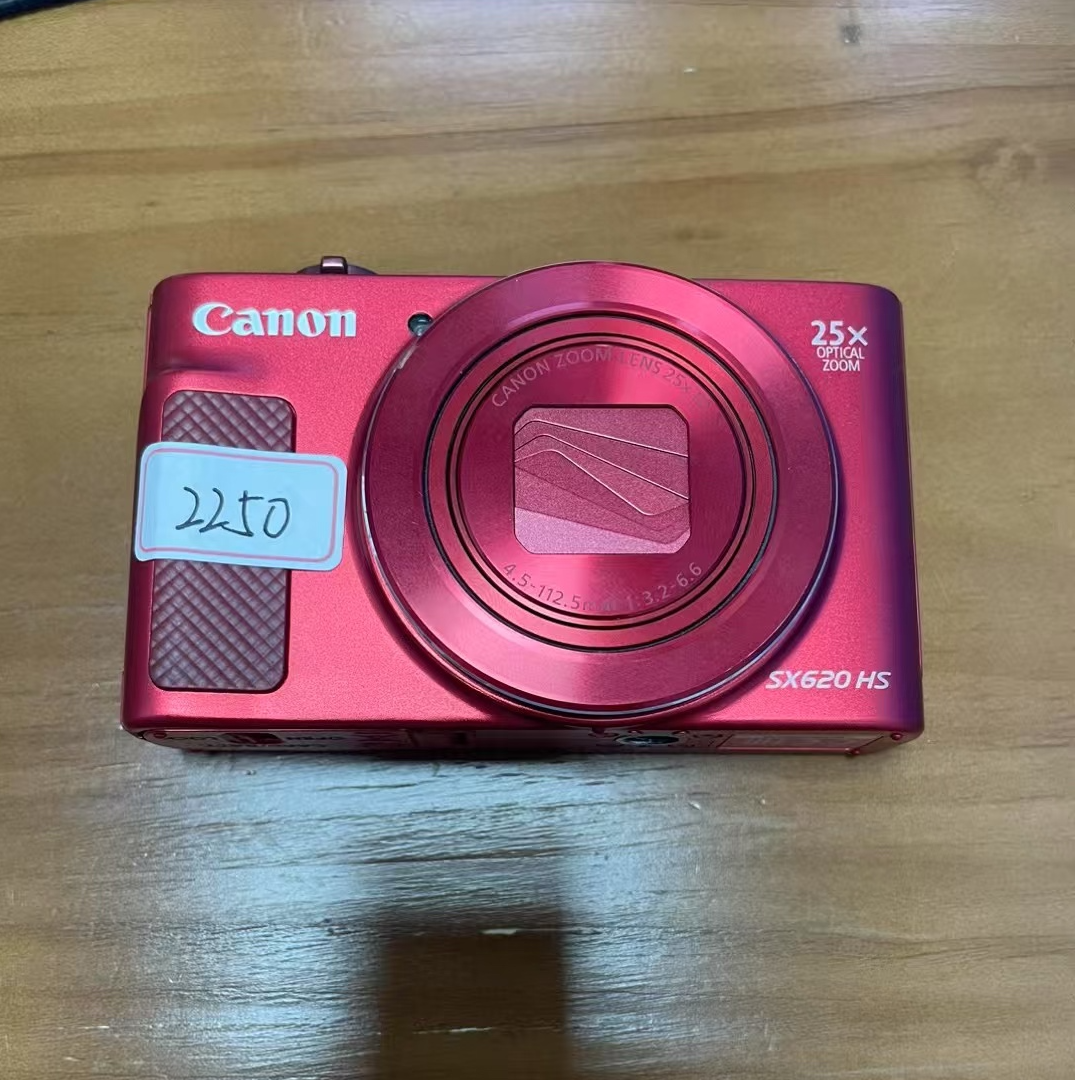 9新 Canon/佳能 sx620红色，全原装机屏镜圈1610像素超冷白出片
