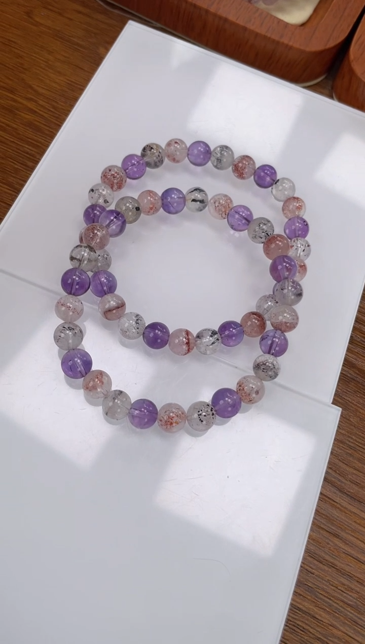 【闪购商品】水晶手链未镶嵌超七手串7+mm多样性发一