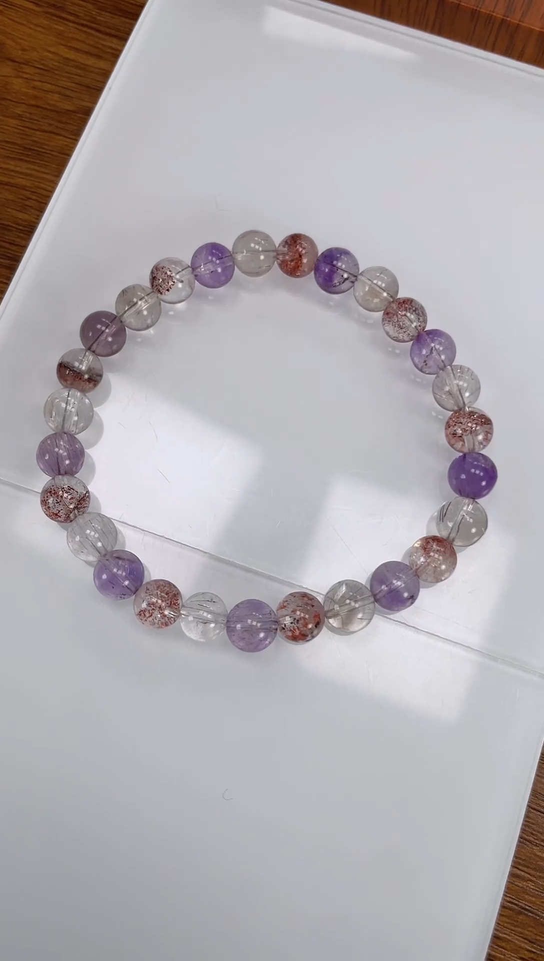 【闪购商品】水晶手链未镶嵌超七手串7+mm 多样性发一