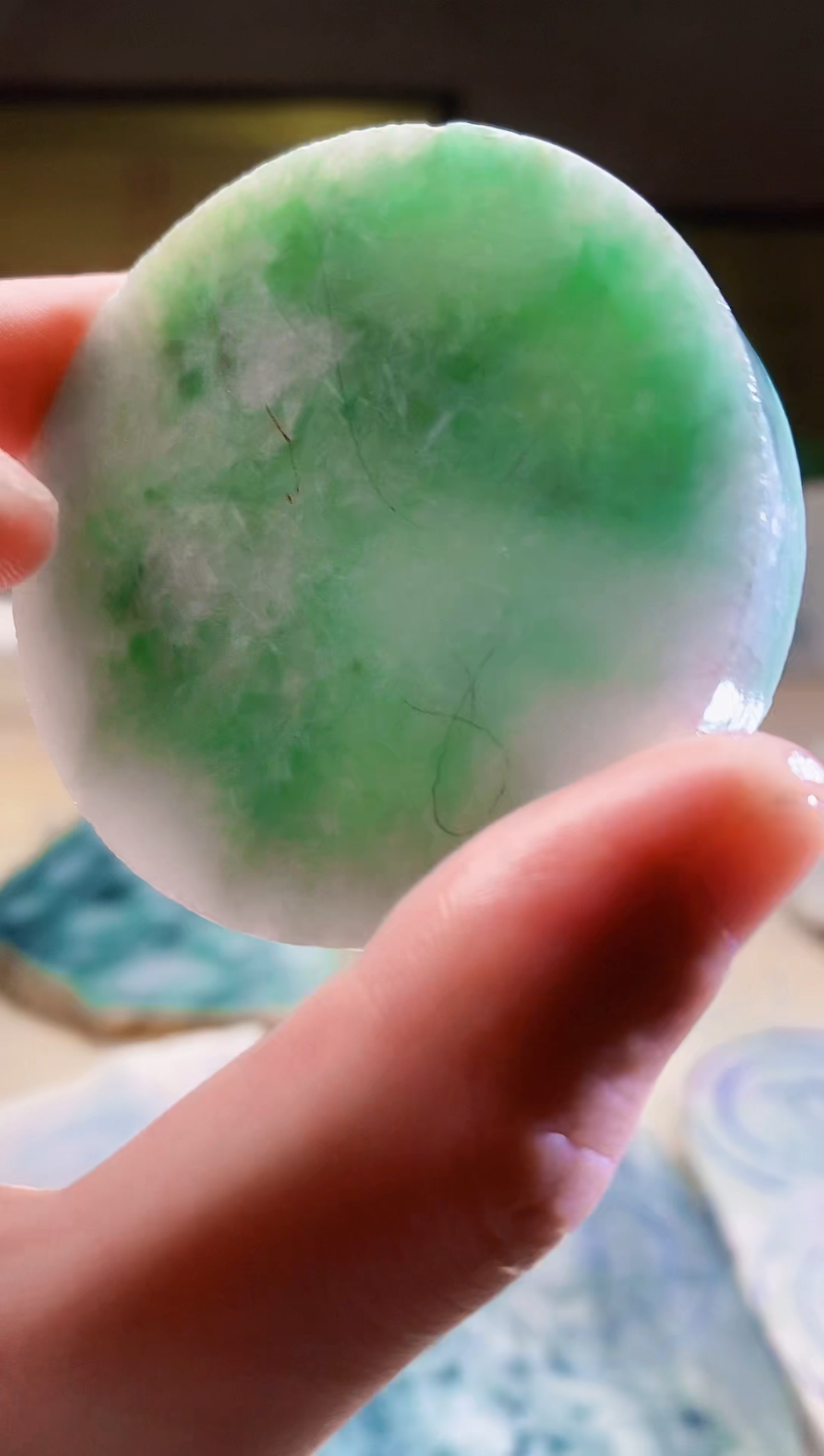 翡翠挂件未镶嵌A货张优4036