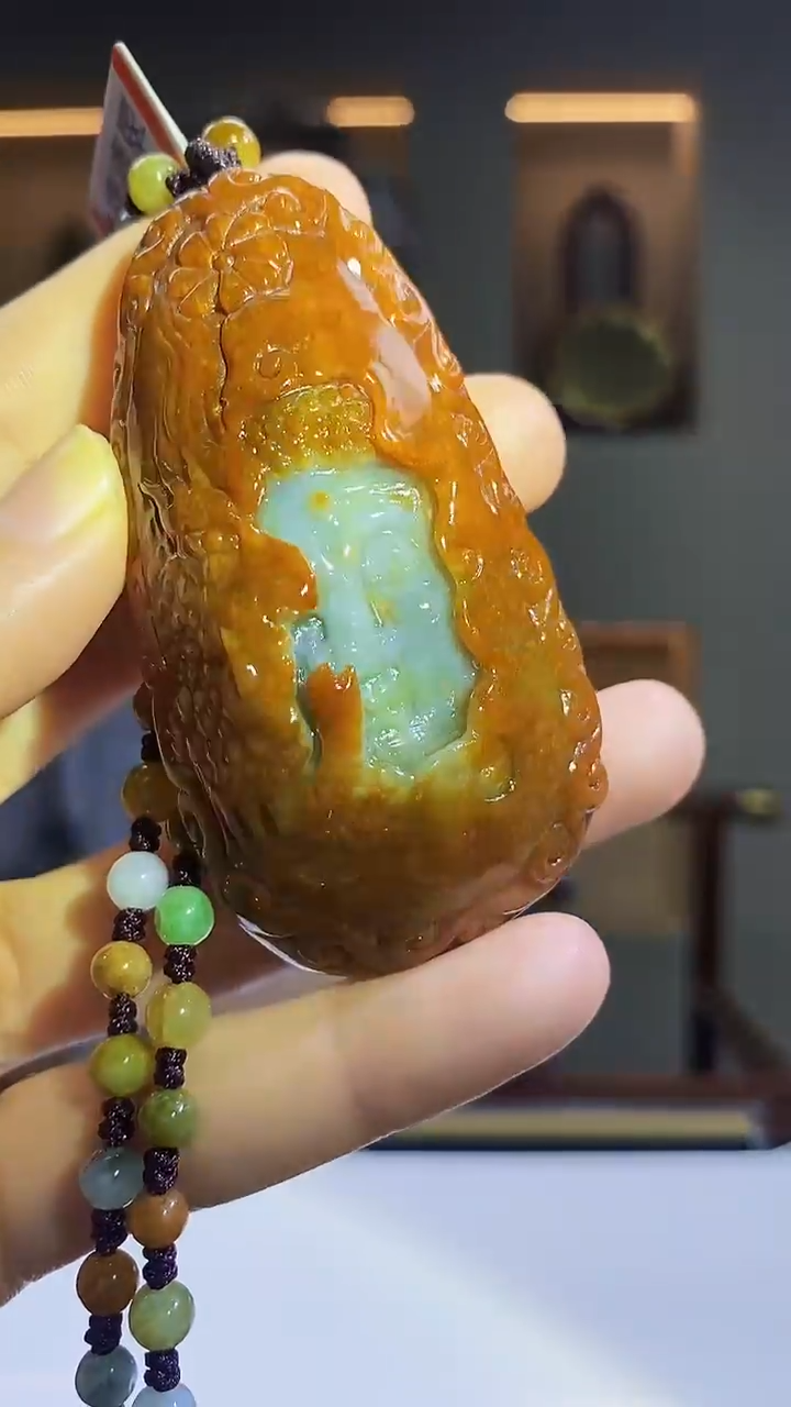 定制翡翠未镶嵌25/0601/Z/发其一件/佛