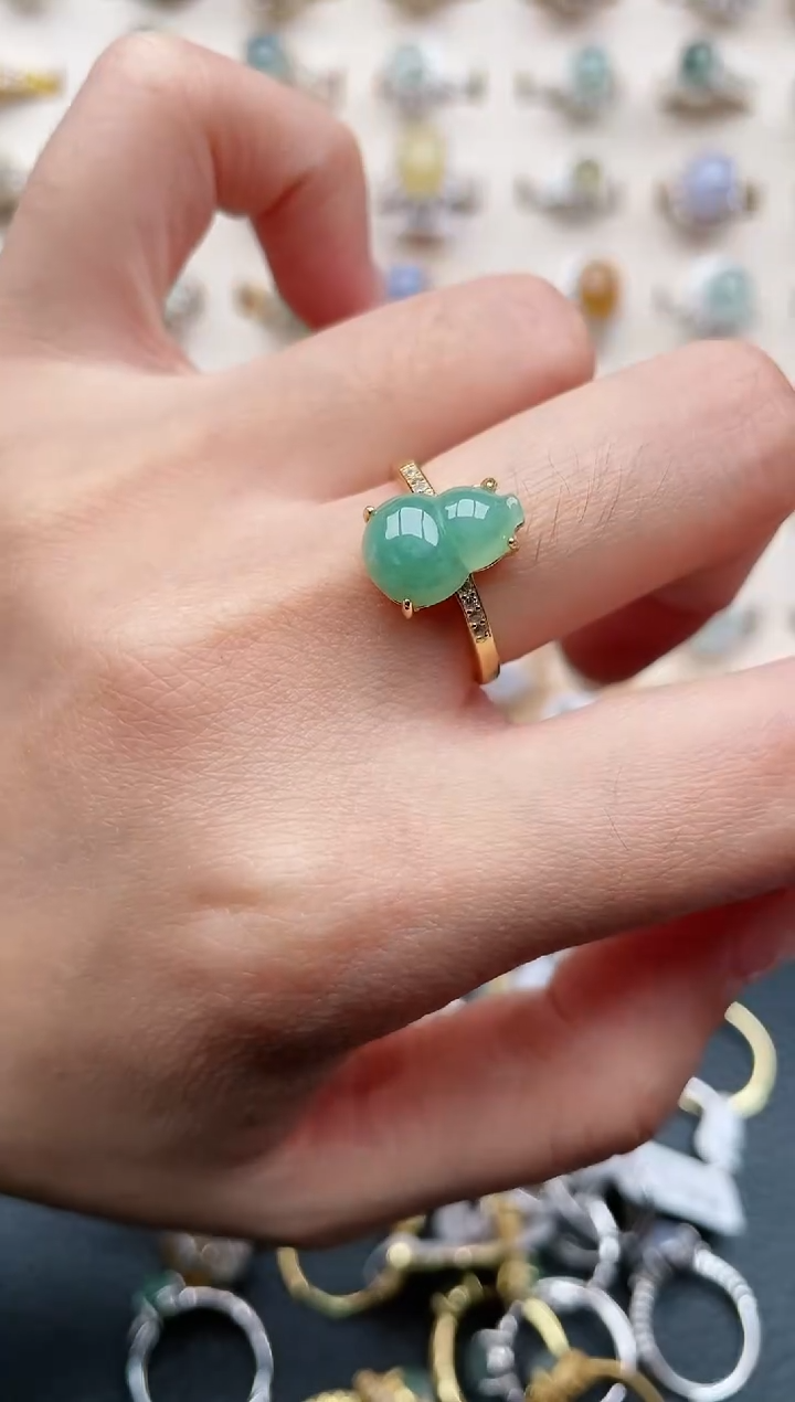 【闪购商品】翡翠戒指银S925镶嵌1111