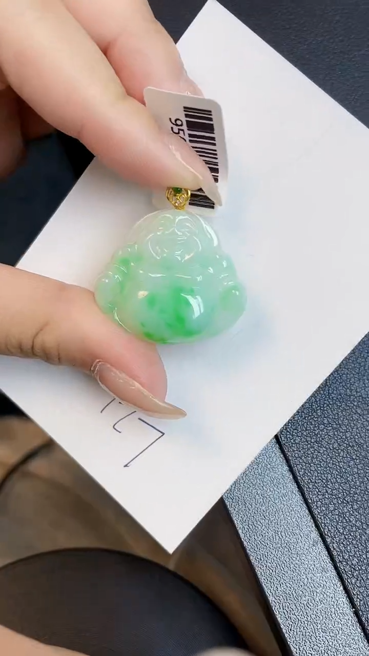 【闪购商品】翡翠颈饰18K金镶嵌00000000