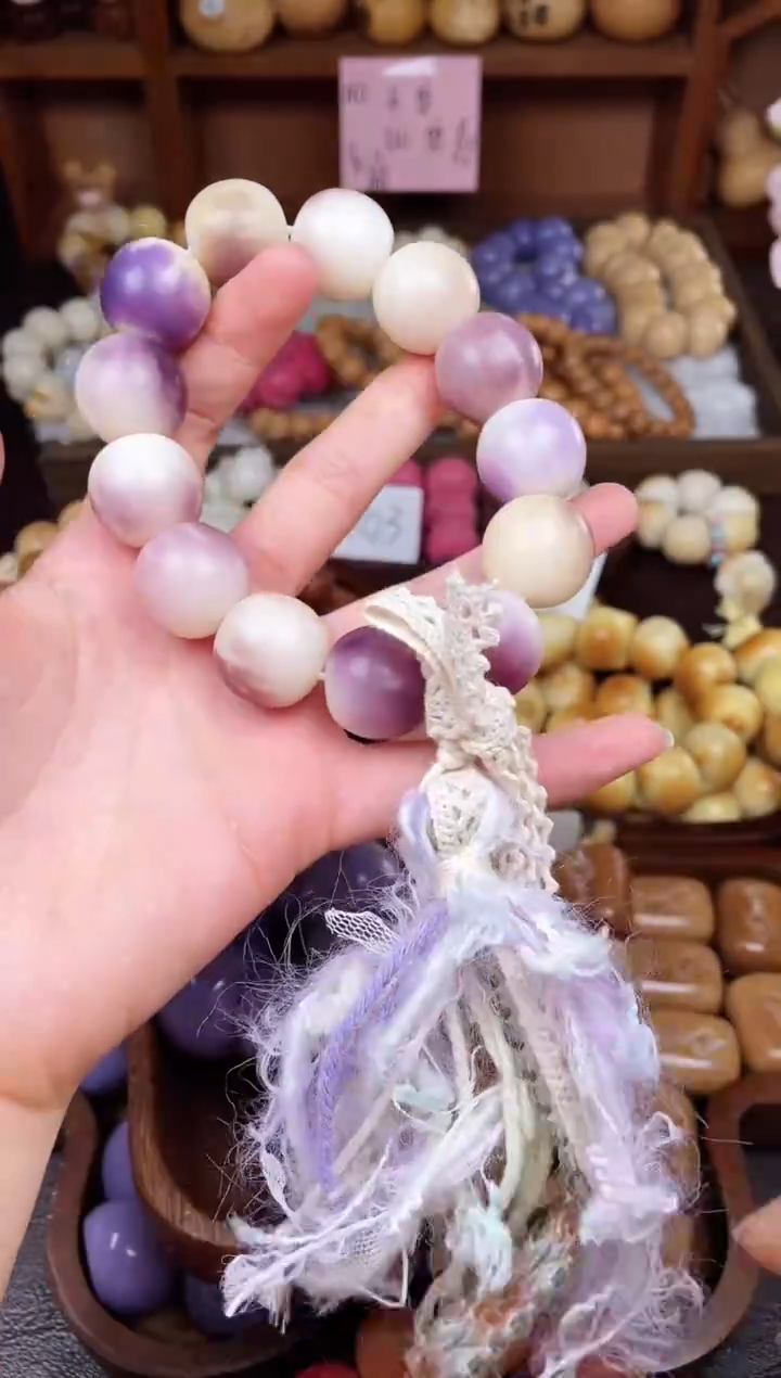 手串菩提根/象牙果WQ干磨紫色手持