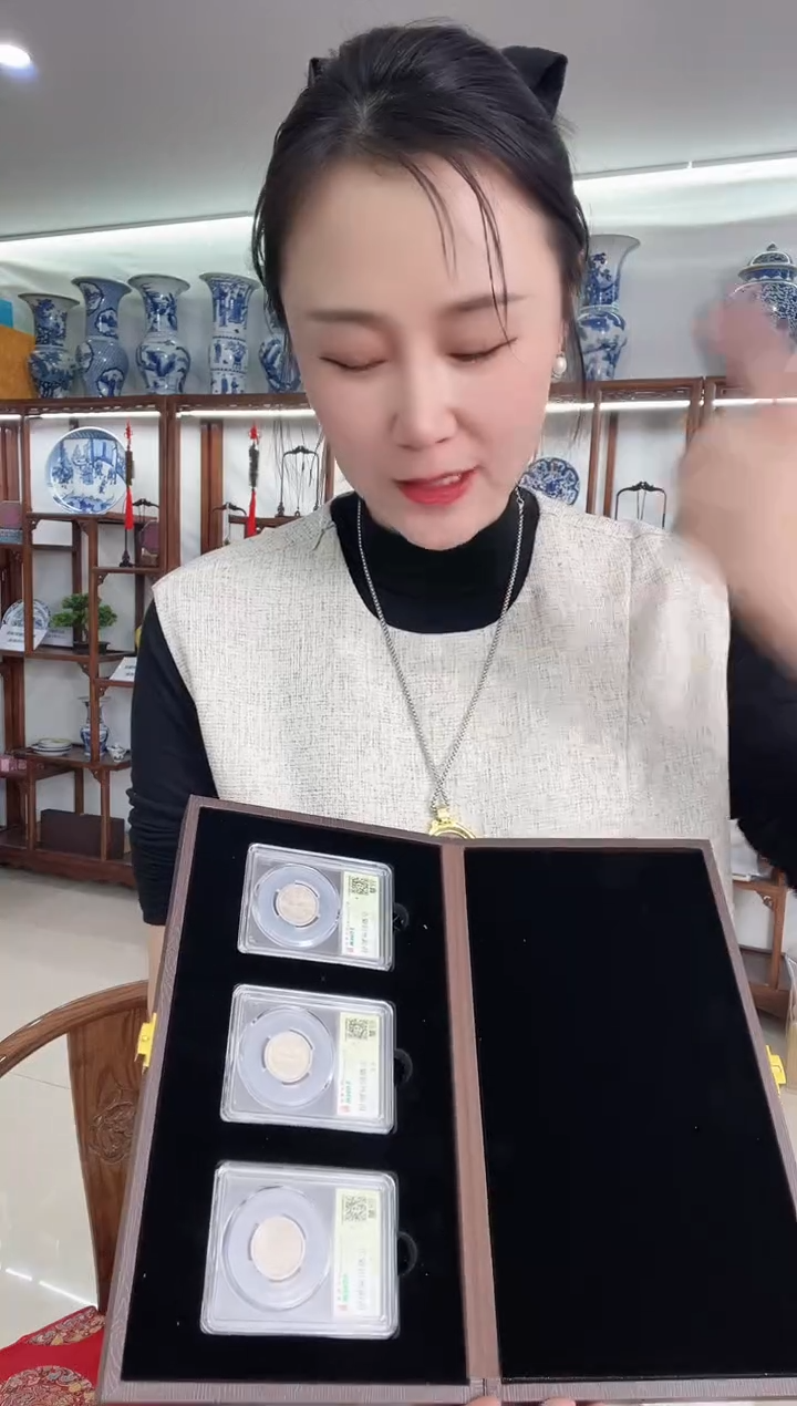 金属民国机制币 双龙三枚 同分数随机发 