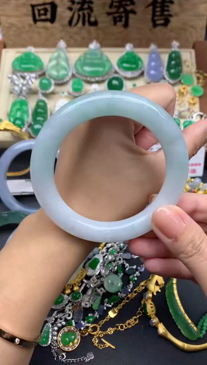 【闪购商品】翡翠手镯未镶嵌387-中国好珍宝