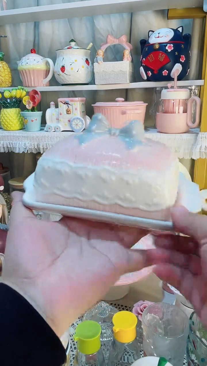 【闪购商品】瓷片蛋糕盘 发货快质量好