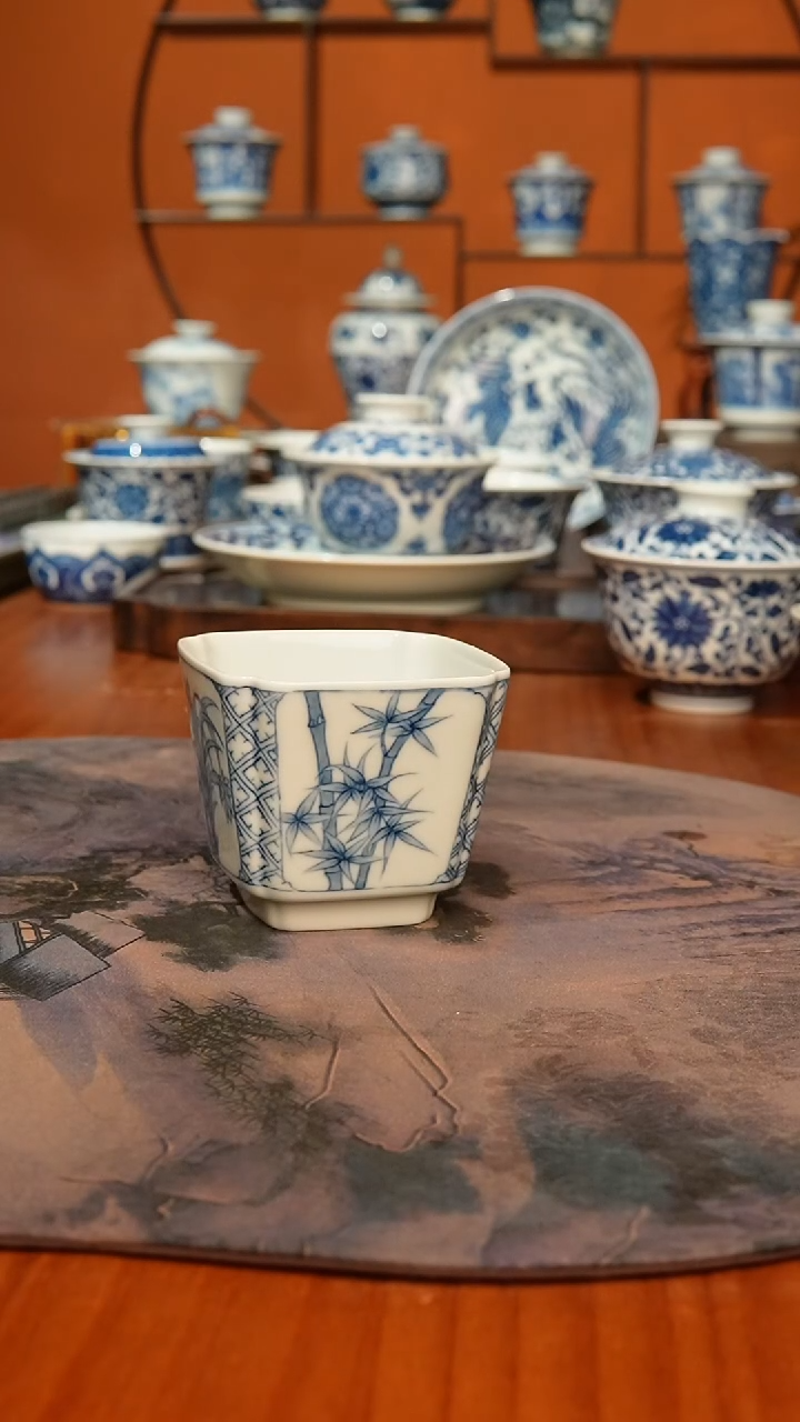 【闪购商品】景德镇镹曰陶手工手绘柴窑茶具