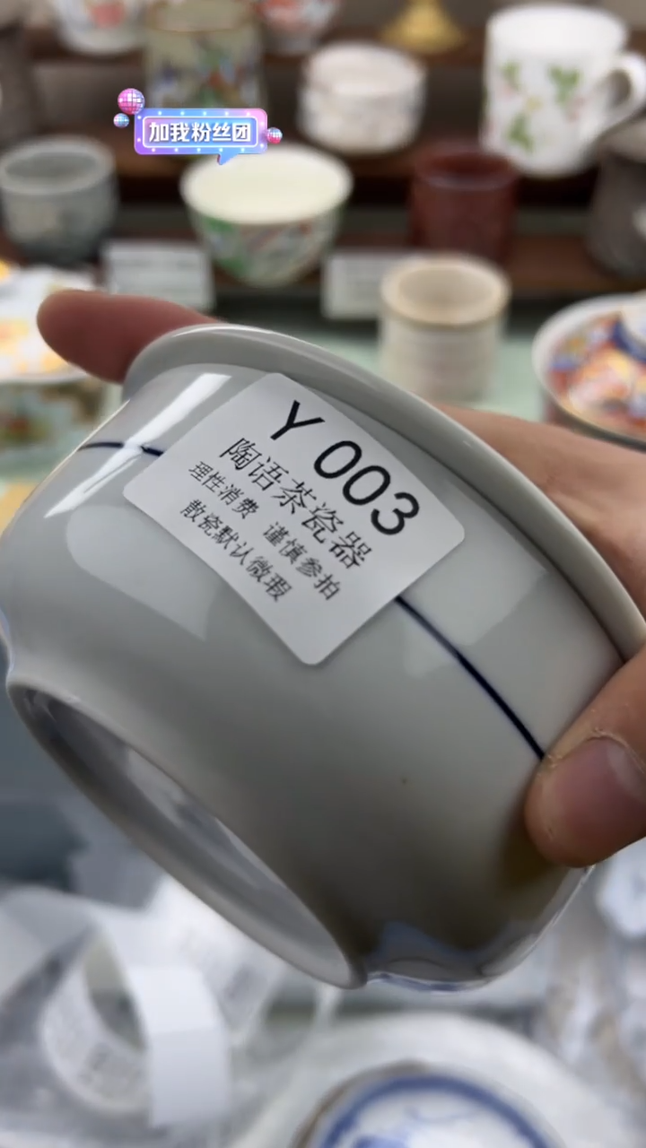 瓷片蓝*洋        Y003