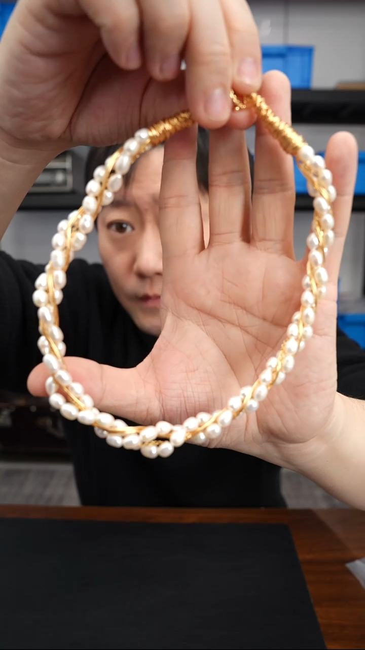 颈饰未镶嵌淡水珍珠DSJ6001珍珠颈链