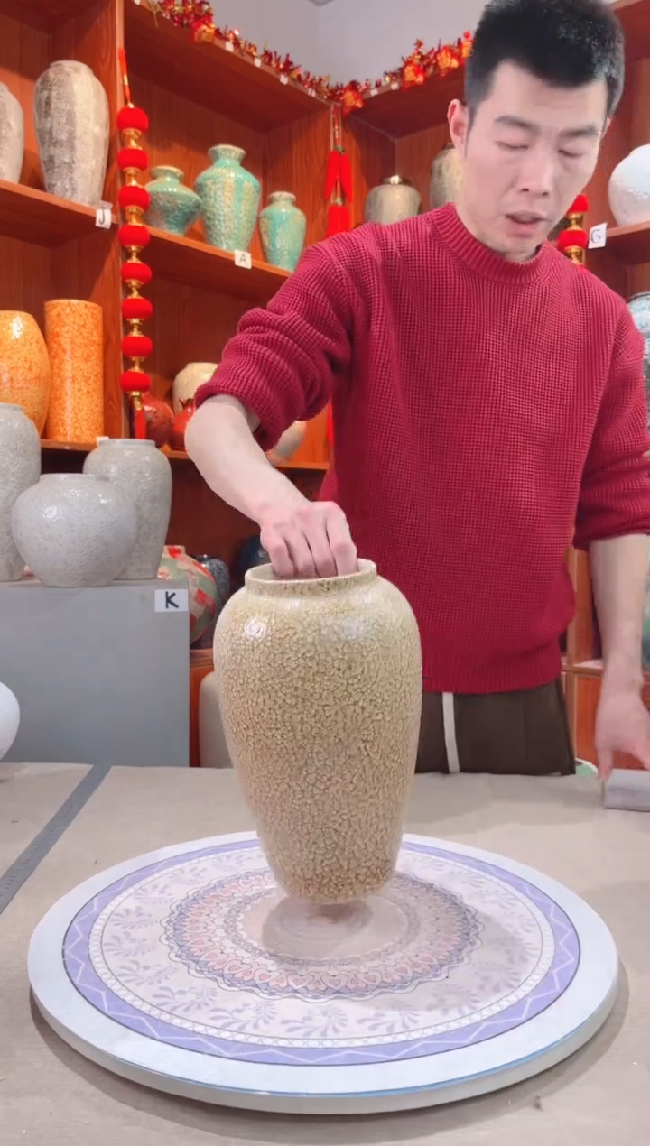 【闪购商品】瓶陶瓷花瓶 无花 微瑕a678