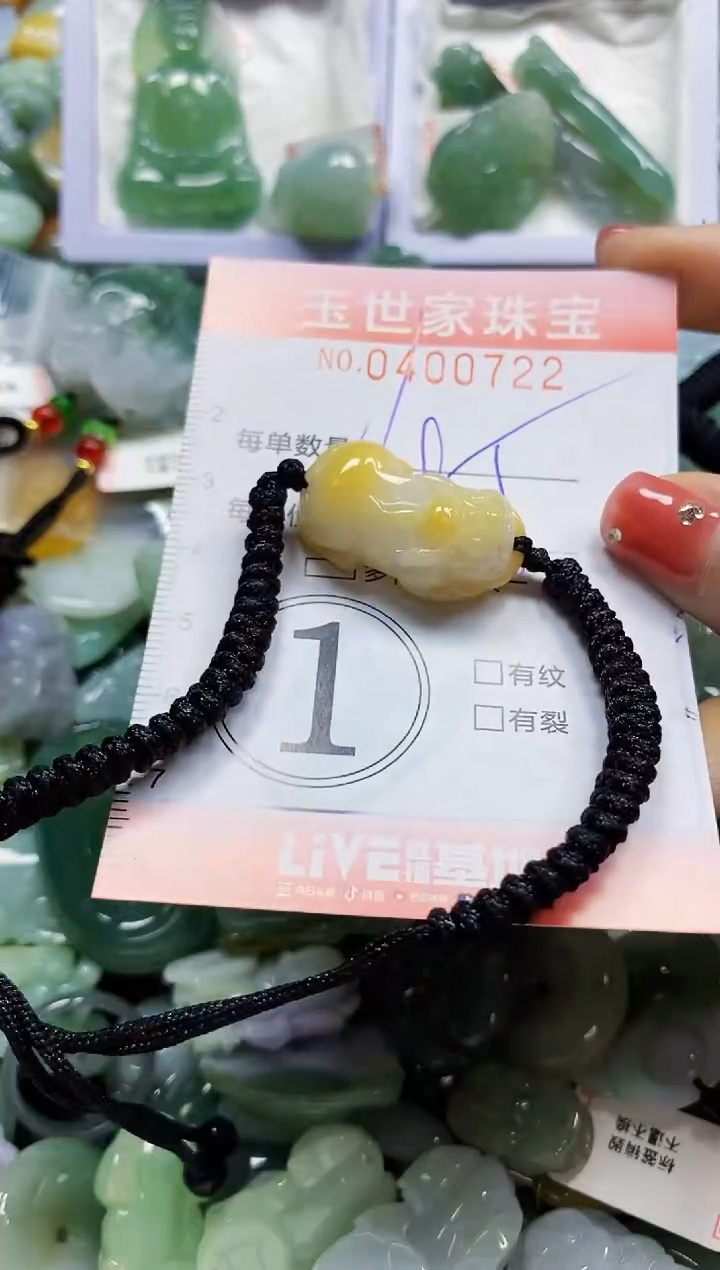 颈饰未镶嵌翡翠闪购0400722