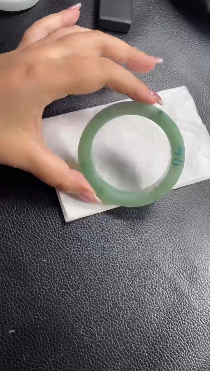 【闪购商品】定制翡翠手镯未镶嵌AXLSZ-07@DZS