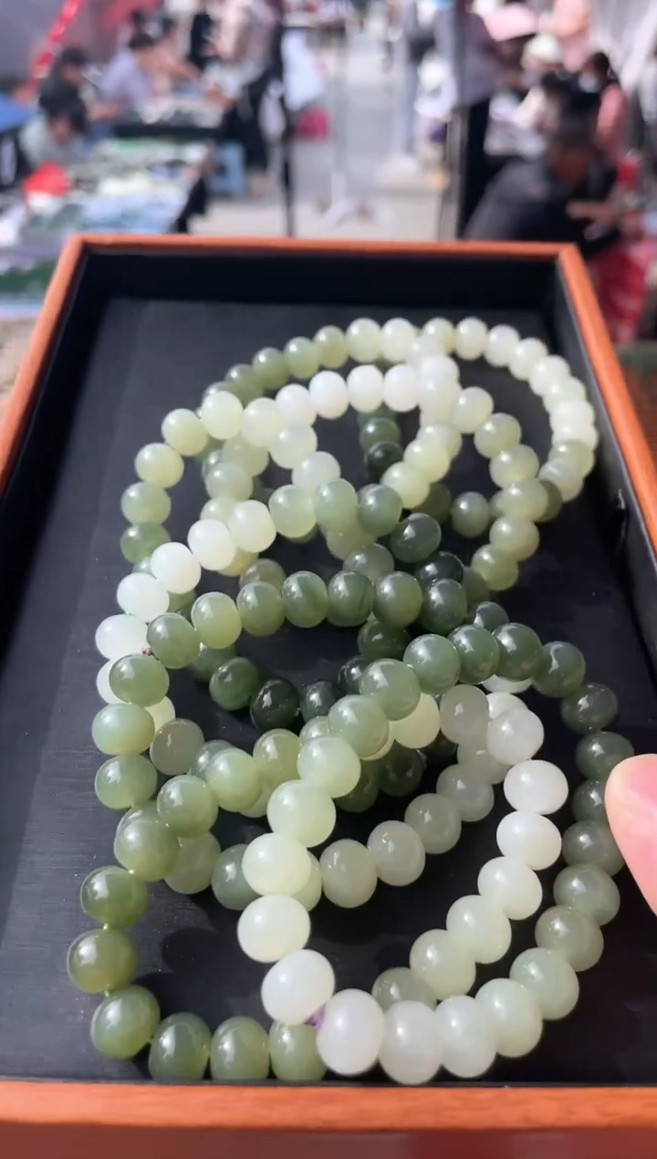 手串未镶嵌和田玉【锦417】05 9039多样性拍一发一