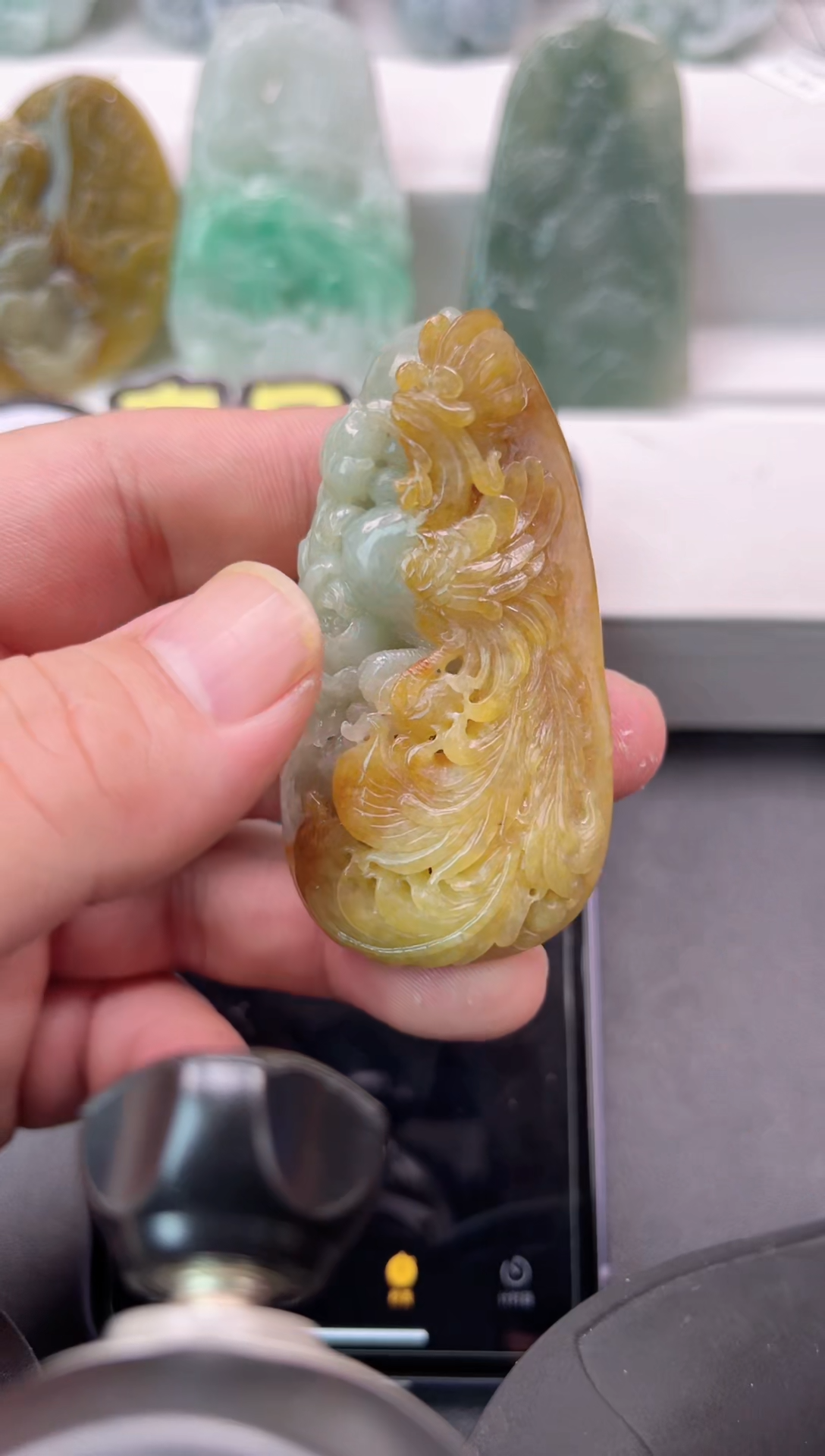 【闪购商品】翡翠颈饰未镶嵌凤凰