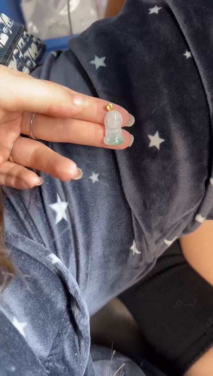 颈饰18K金镶嵌翡翠0265578633