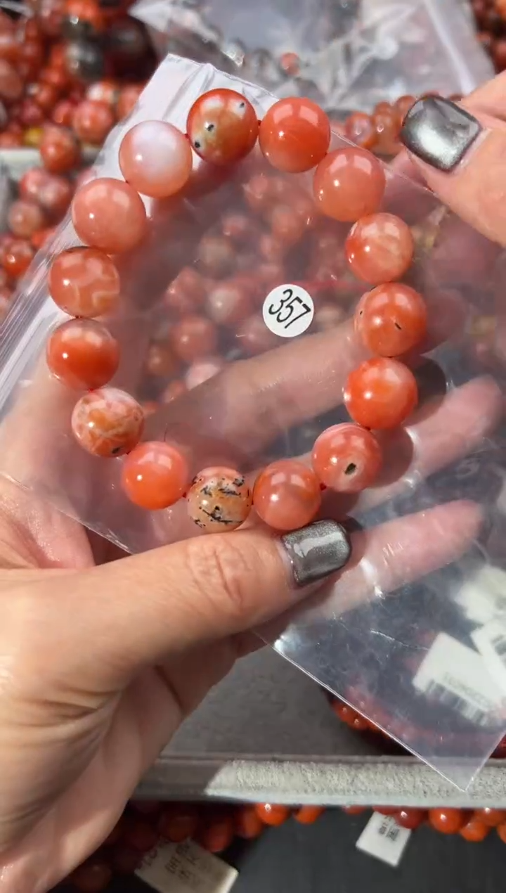 未镶嵌手串南红玛瑙13+