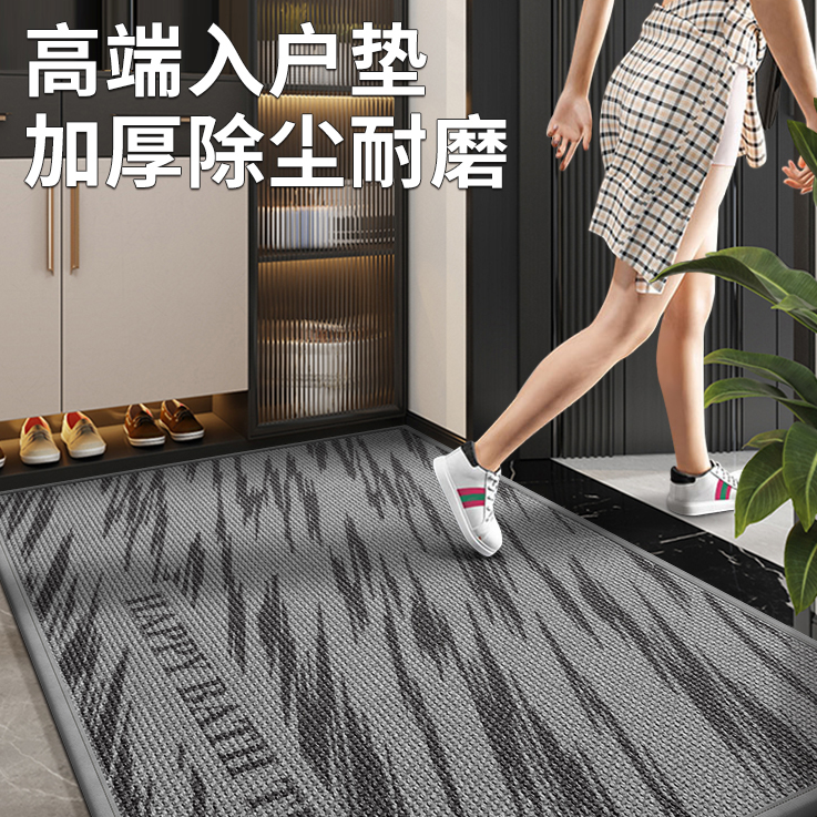 高级感轻奢入户门地垫家用门口防滑地垫进门除尘加厚耐磨免洗地毯