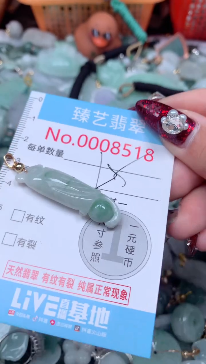 颈饰未镶嵌翡翠8518