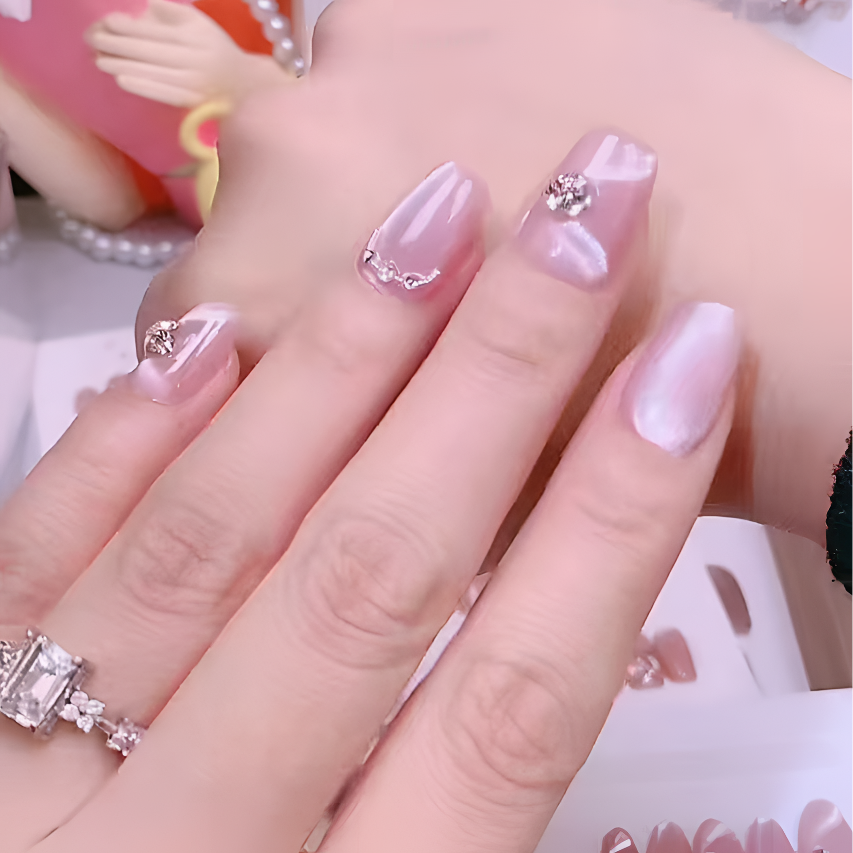 【飘带猫眼】纯手工原创高端定制丨San'Qi NAIL丨可拆卸穿戴美甲