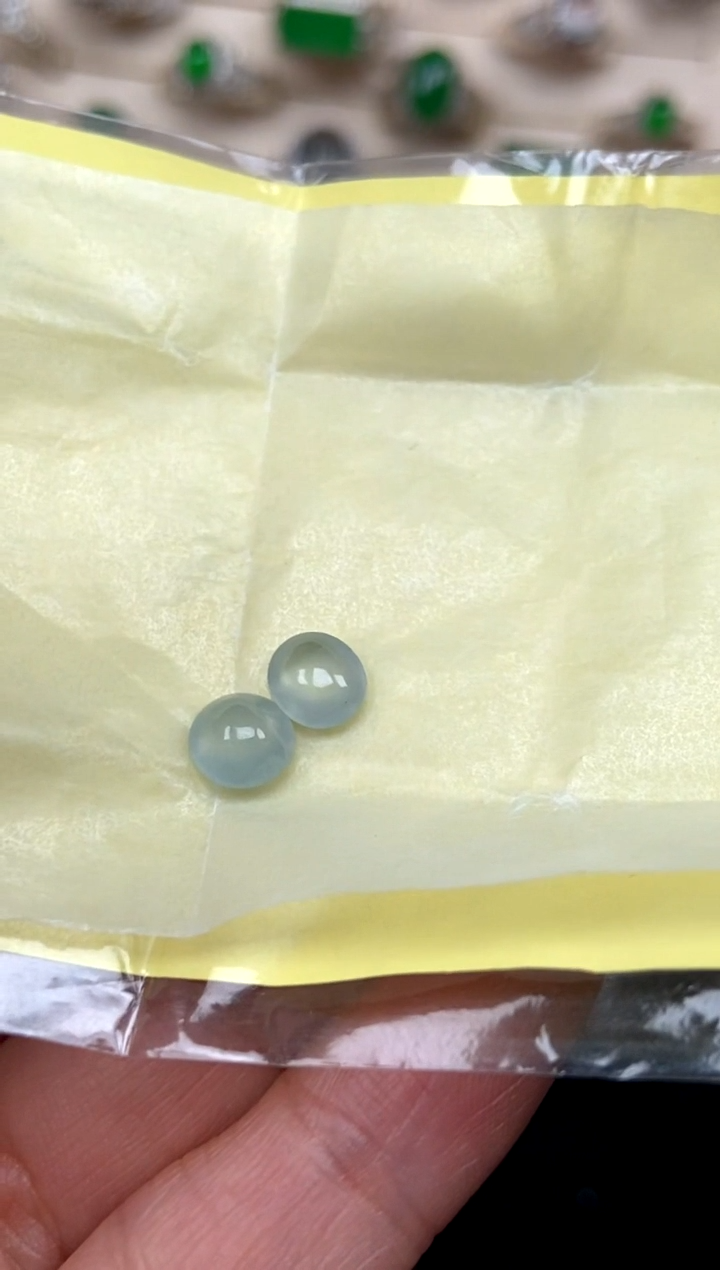 未镶嵌定制翡翠23天然缅甸A货翡翠蛋面