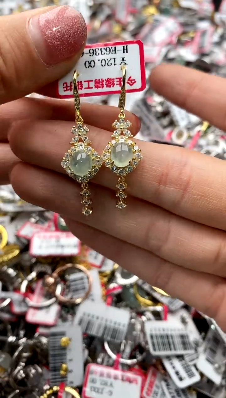 【闪购商品】翡翠戒指银S925镶嵌44444444    0