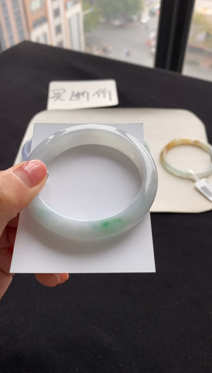 【闪购商品】翡翠手镯未镶嵌54正圈--不退不换