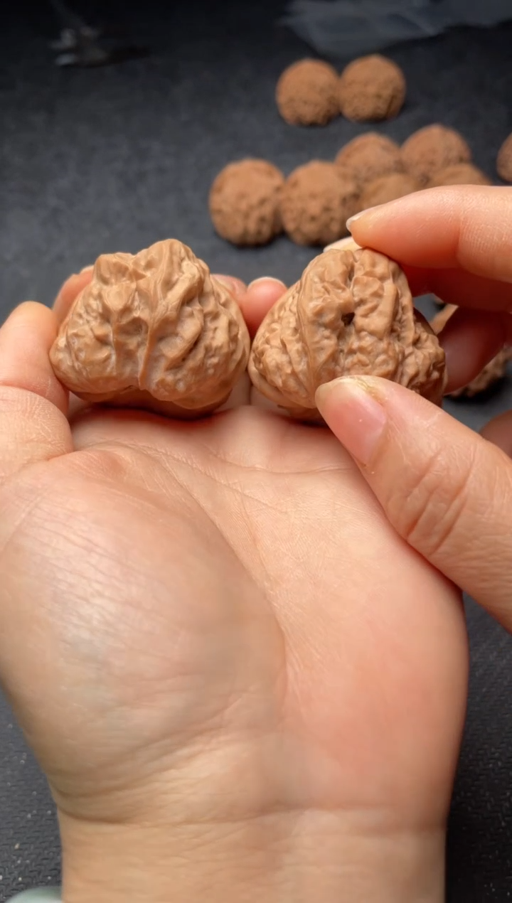 把件文玩核桃w174  蛤蟆头 40尺